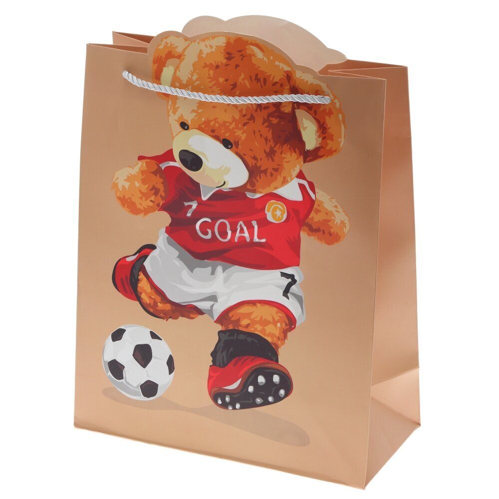 GAEM Пакет подарочный M (бумага 210г/м2, блок 12шт), L26 W12 H34,5 см, 4в.