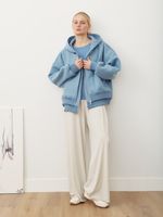 БОМБЕР-ОЛИМПИЙКА ВИНТАЖНЫЙ СИНИЙ