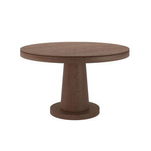 Стол круглый обеденный Bilbo (120+40) шпон