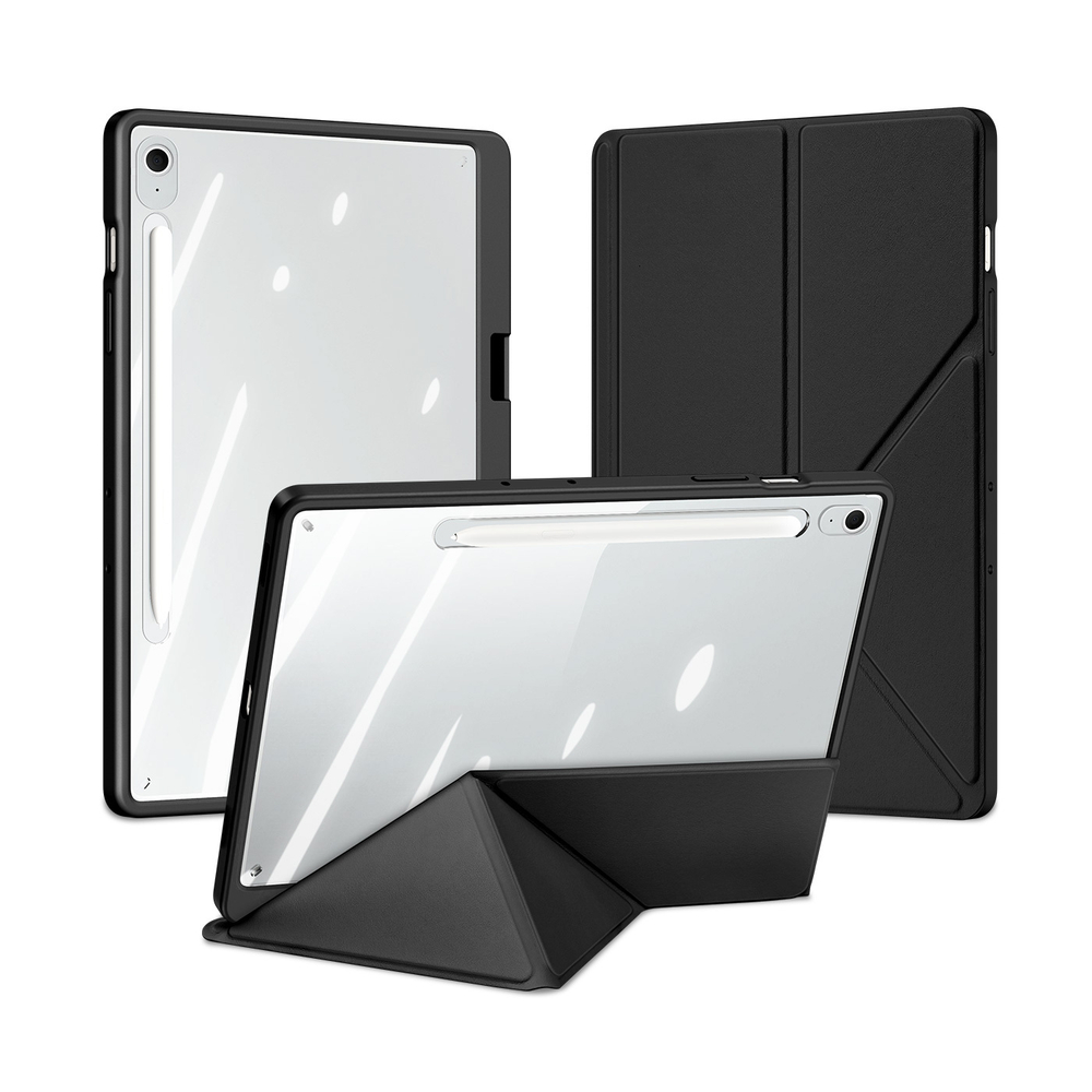 Чехол книжка от Dux Ducis для Samsung Galaxy Tab S10 FE+, серия Magi Series Case, с держателем Pencil и функцией автоматического перехода в спящий режим