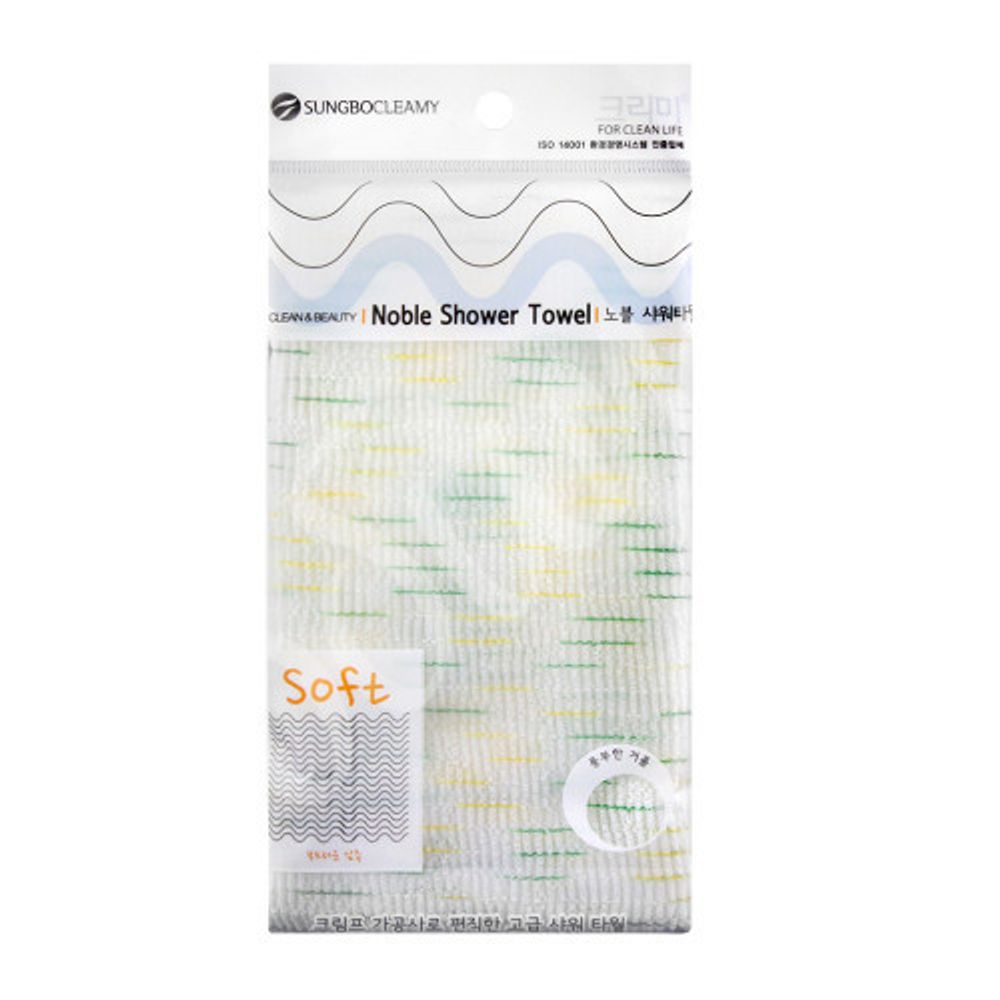 CLEAN&BEAUTY Мочалка для душа (28х95) SUNG BO CLEAMY Noble Shower Towel