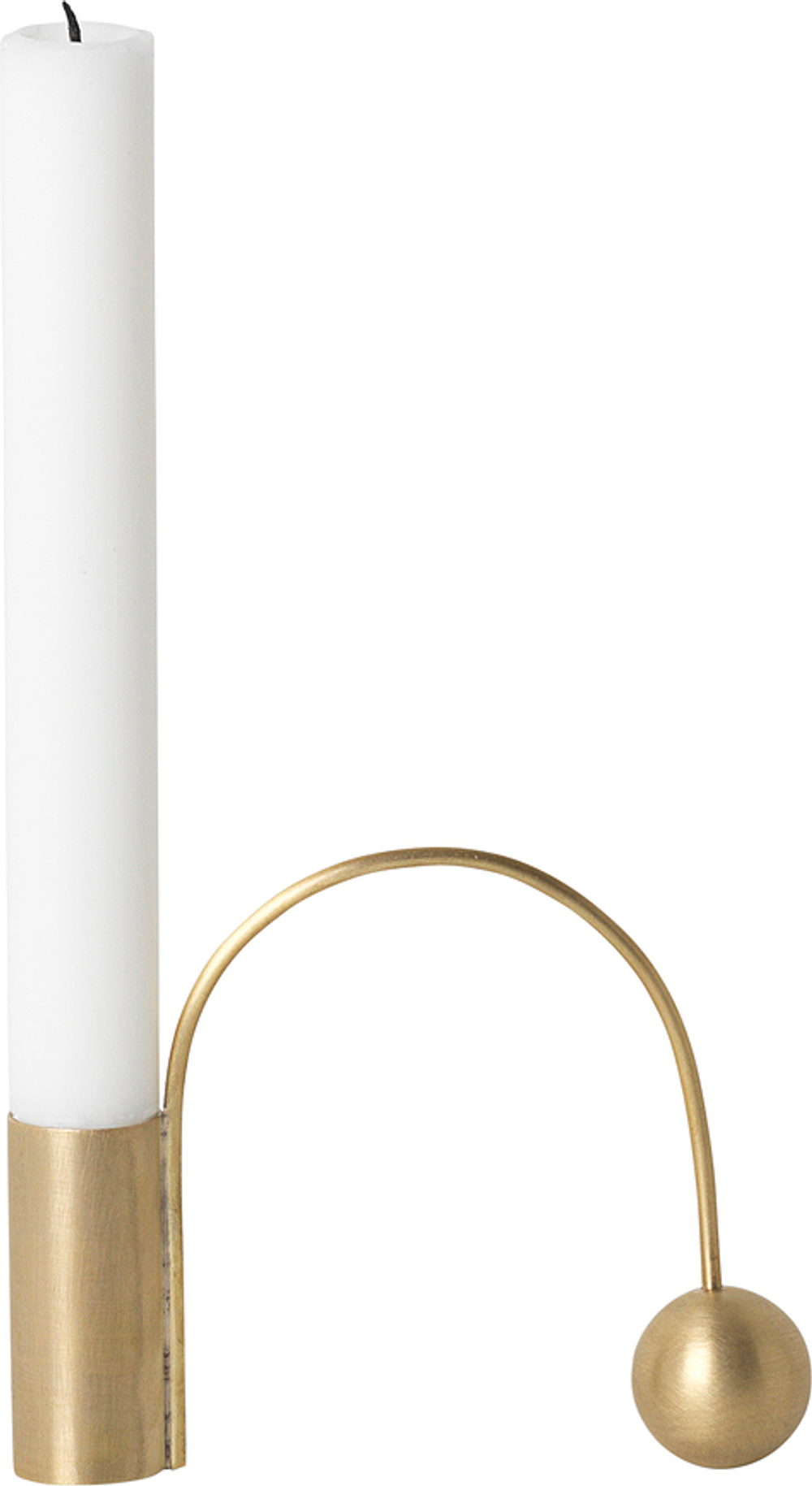 Подсвечник Ferm Living Balance, латунь, 9,5 см