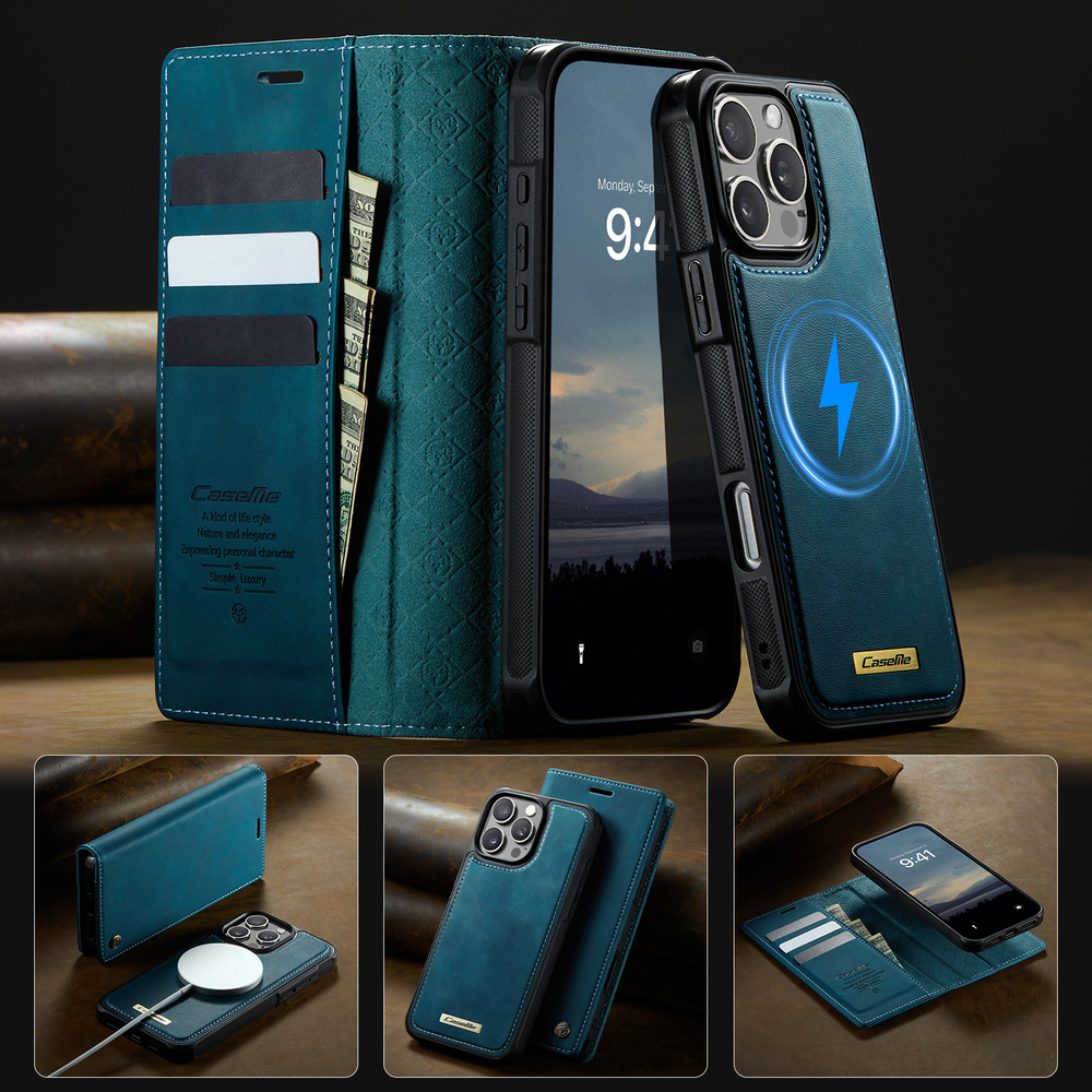 Чехол-кошелек CaseMe 2 in 1 MagSafe iPhone 16 Pro