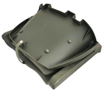 Сиденье с виниловыми подушками, серое