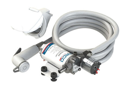 Комплект душа с гидрофором Marco SP2, 12/24 В, 10 л/мин, 29 PSI (2 бар)