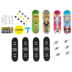 Tech Deck - Finesse 4-pack fingerboard skateboard set 20140759 / артикул   99868 6028815 20140759  / GTIN 778988192092