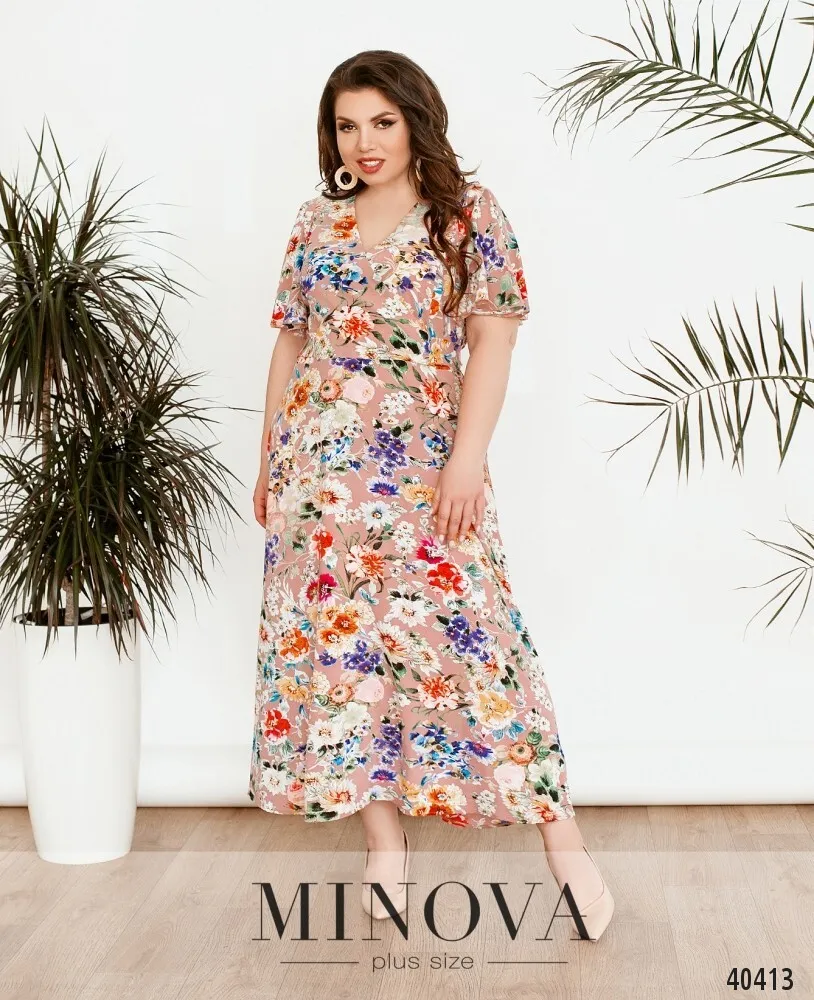 Платье 434Б-Бежевый Minova