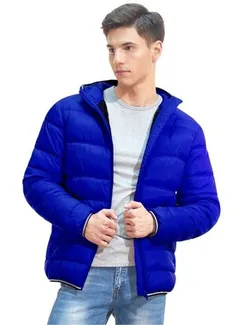 Куртка мужская, размер 48, цвет синий