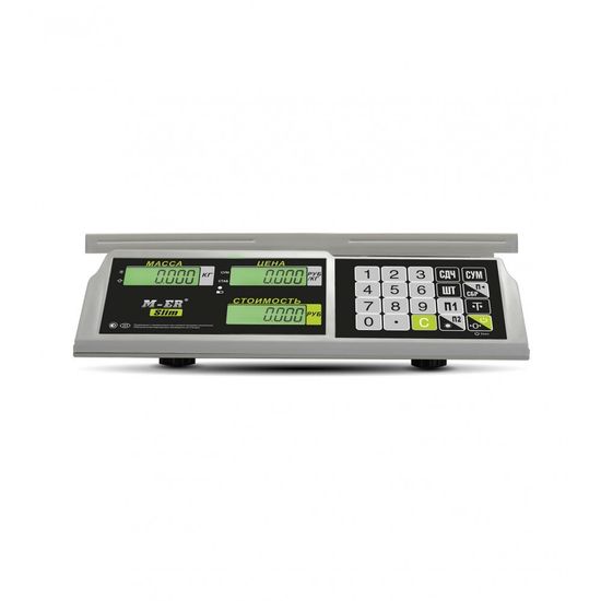Весы торговые M-ER 326 AC-32.5 "Slim"