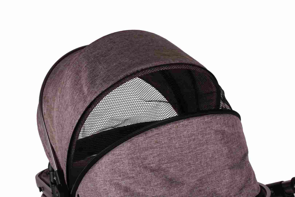 Детская коляска 3в1 LUXMOM 555 Коричневый текстиль