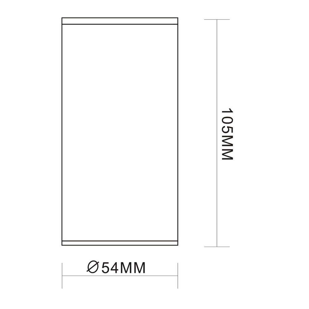 ST111.507.01 Светильник потолочный Белый GU10 1*50W  D54xH105 220V Без ламп