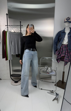 Лонгслив женский арт. 0100 цвет "чёрный"