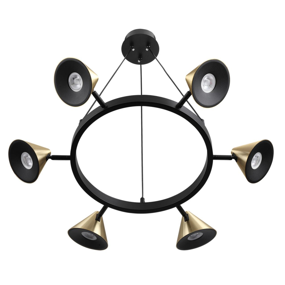 8233/6 LN Светильник GU10 6*7Вт 220В IP20 COMFI
