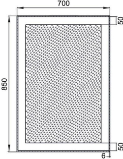 Зеркало Aquanet Алассио 7085 LED