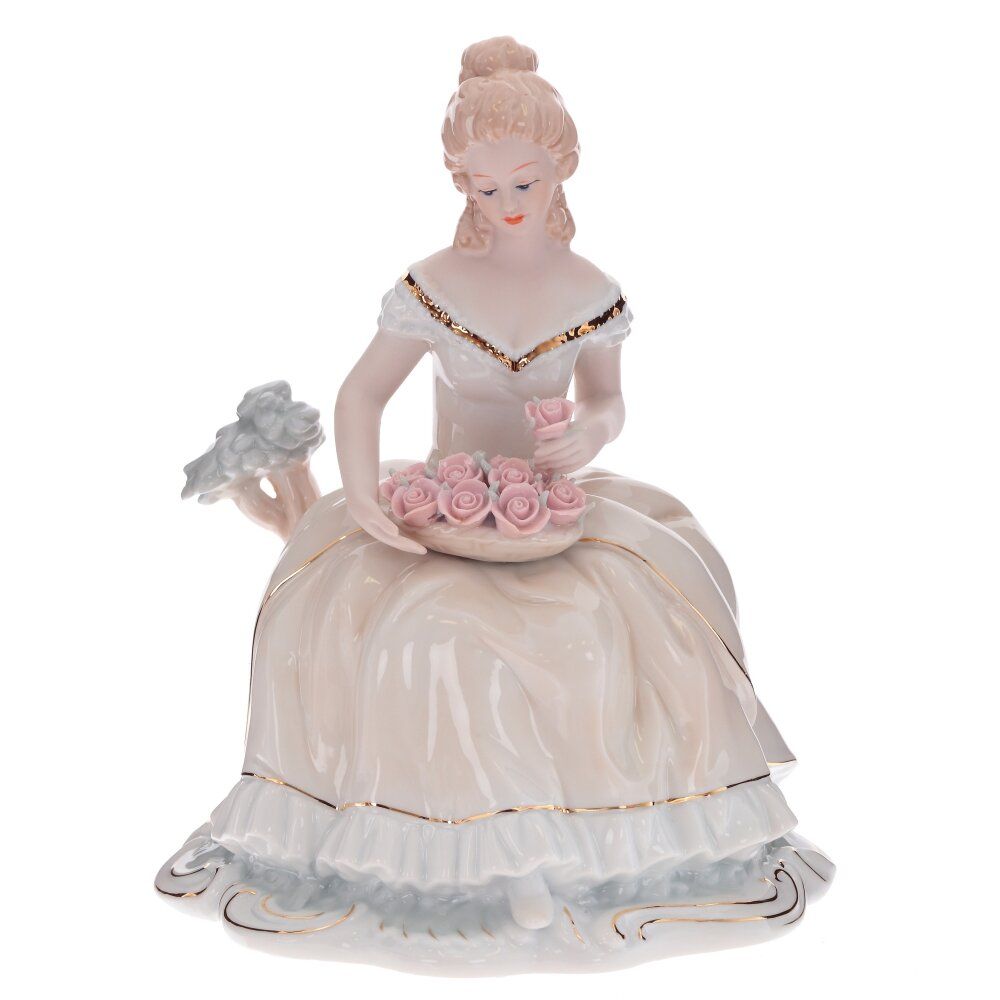 GAEM Фигурка декоративная "Девушка", L18 W13,5 H22 см