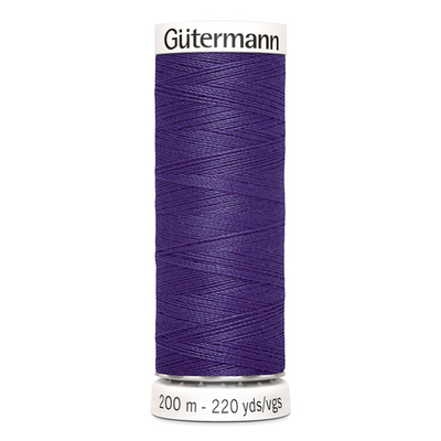 01 Нить Sew-All 100/200 м для всех материалов, 100% полиэстер Gutermann 748277 (463 сине-фиолетовый)
