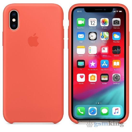 Silicone Case iPhone XS Max Nectarine «Спелый нектарин»