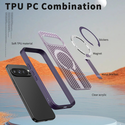 Прозрачный чехол Mesh Pro Magnetic Case для Google Pixel 9 Pro XL