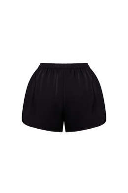 Шорты атласные Чёрный