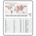 Еженедельник датированный 2025 МАЛЫЙ ФОРМАТ 95х155 мм А6, BRAUBERG "Foliage", под кожу, розовый, 115989