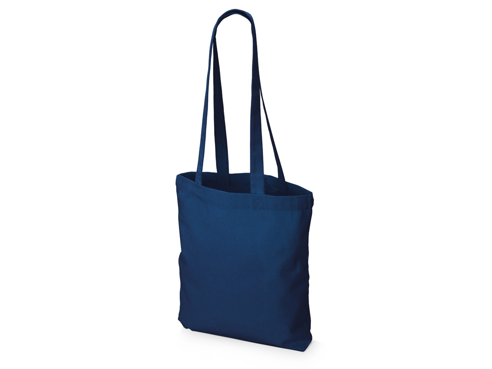 Сумка из плотного хлопка «Carryme 220», 220 г/м2, темно-синий