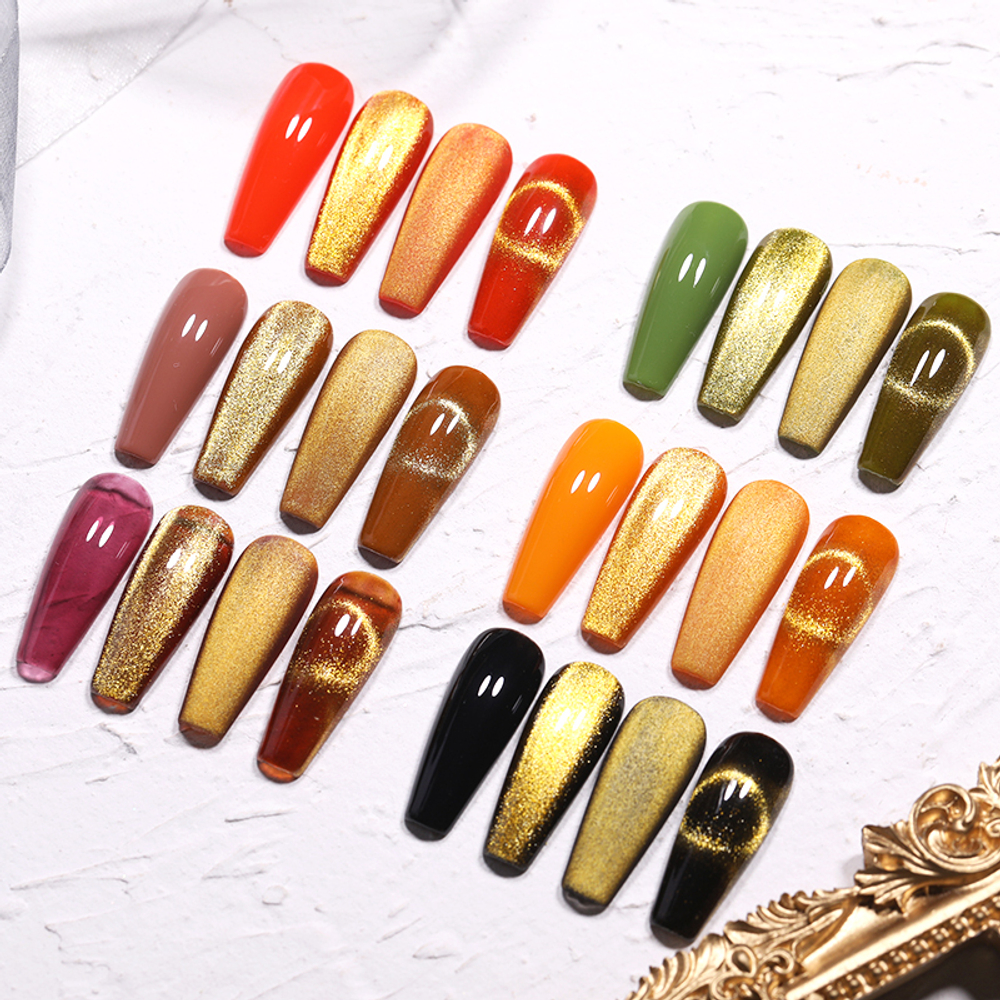 Гель-лак Born Pretty Gold Snowlight Magnetic Gel 6 мл