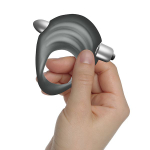 Серое эрекционное кольцо Climaximum Avio (Цвет: серый)