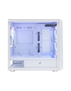 1STPLAYER FD5-M ARGB White / mATX / 4x120mm ARGB fans / FD5-M-WH-4F2-W(AP)
