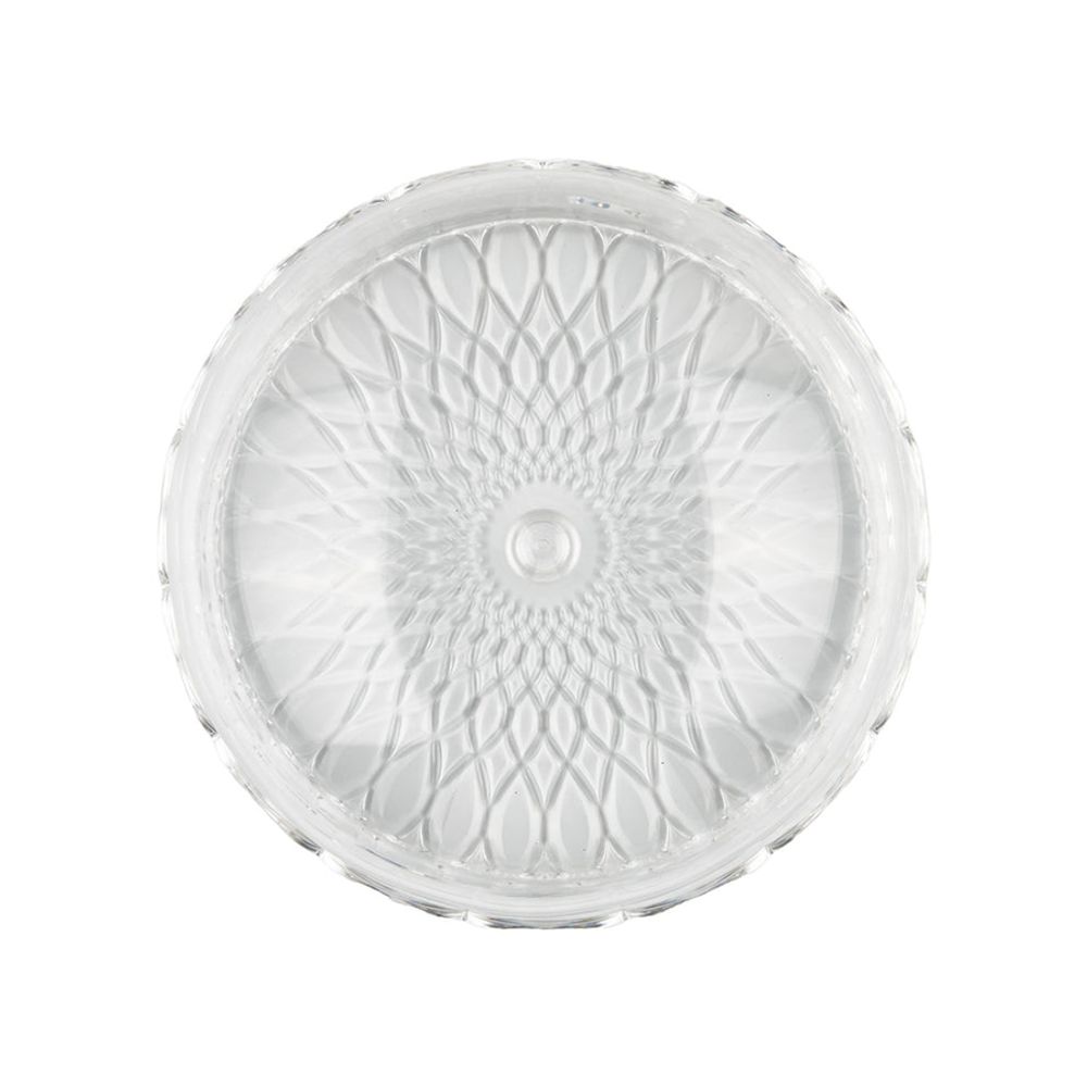 Блюдо сервировочное с крышкой Vanity, Ø30 см, прозрачное