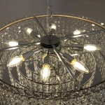 Люстра DIONA 10хЕ14-600х810-CHROME/CRYSTAL-220-IP20