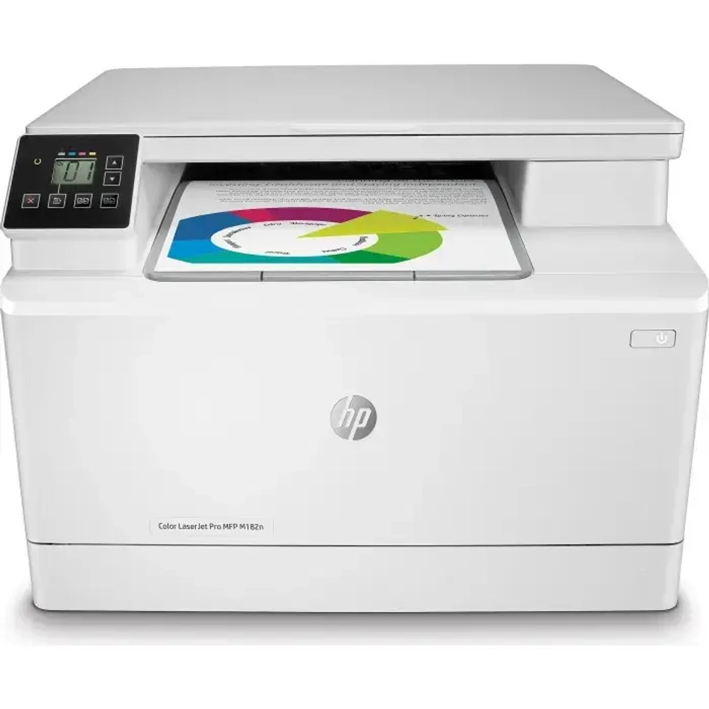 МФУ HP Europe/Color LaserJet Pro MFP M182n/Printer-Scaner(no ADF)-Copier/A4/16 ppm/600x600 dpi
