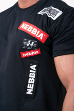 Футболка NEBBIA Labels T-shirt 171 Черная