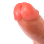 Телесный фаллоимитатор 14см на присоске ToyFa RealStick Caliber 983003