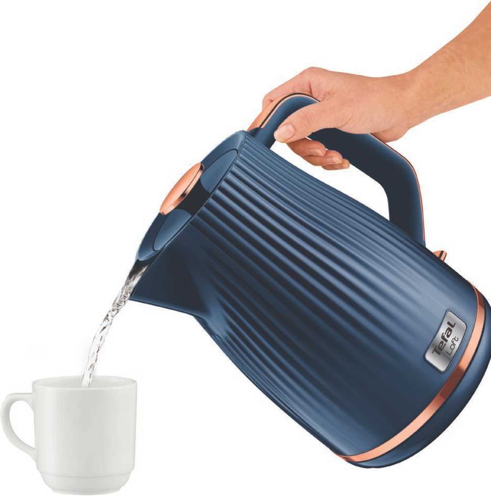 Электрический чайник Tefal Loft blue KO251430