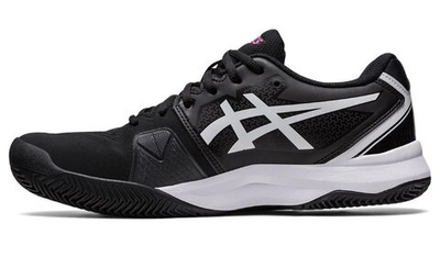 Мужские кроссовки теннисные Asics Gel-Challenger 13 Clay - black/hot pink