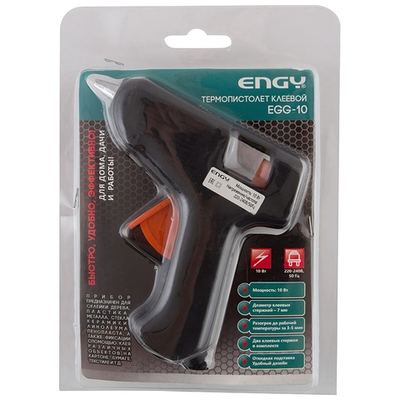 Пистолет клеевой Engy EGG-10, с подставкой, 10Вт