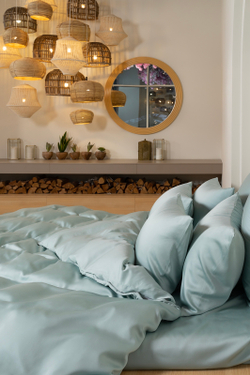 Простыня 240x260 German Grass Sea Wave Brilliant бирюзовая