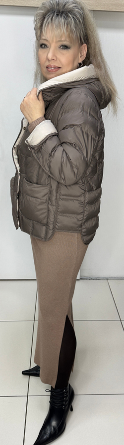 Весенне-осенняя курточка в цвете капучино