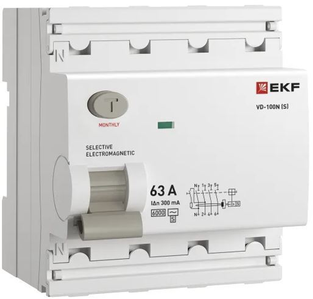 УЗО  EKF E1046MS63300