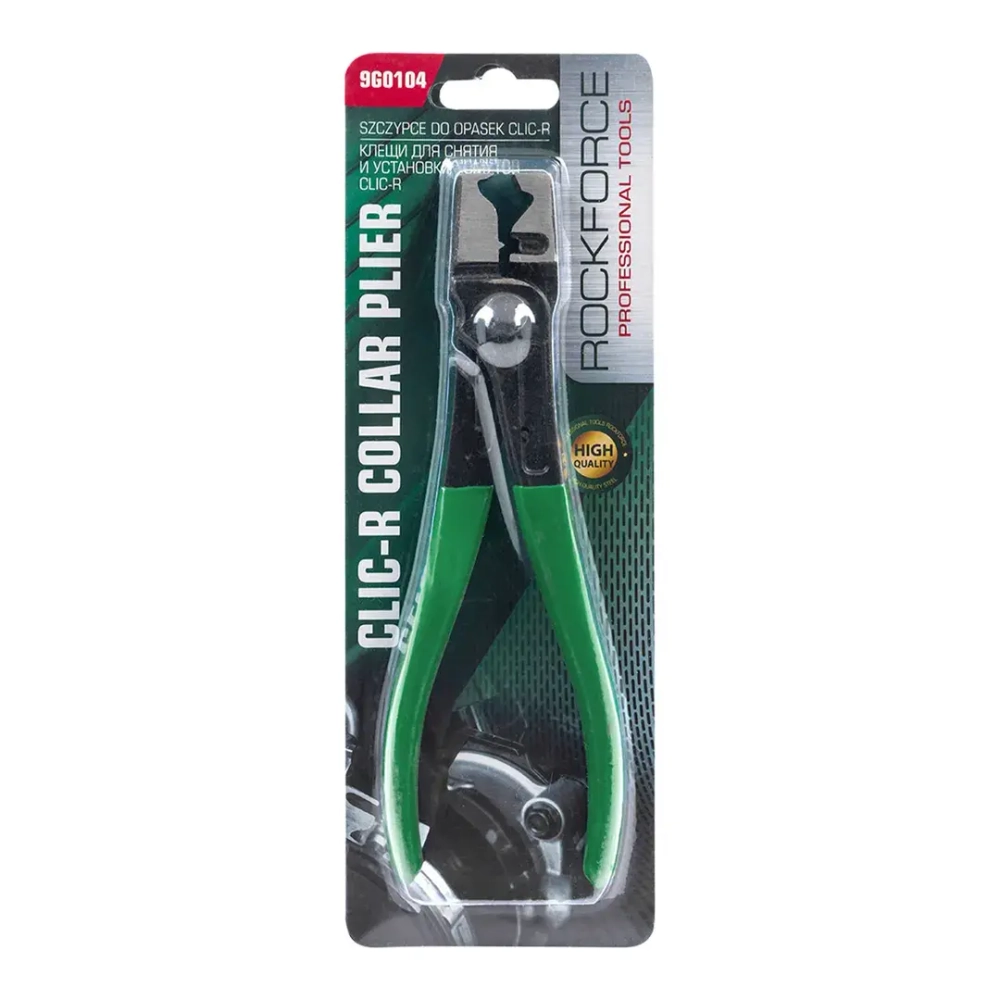 Клещи для хомутов типа CLIC и CLIC-R (L-180мм), в блистере RockForce##Rock FORCE RF-9G0104