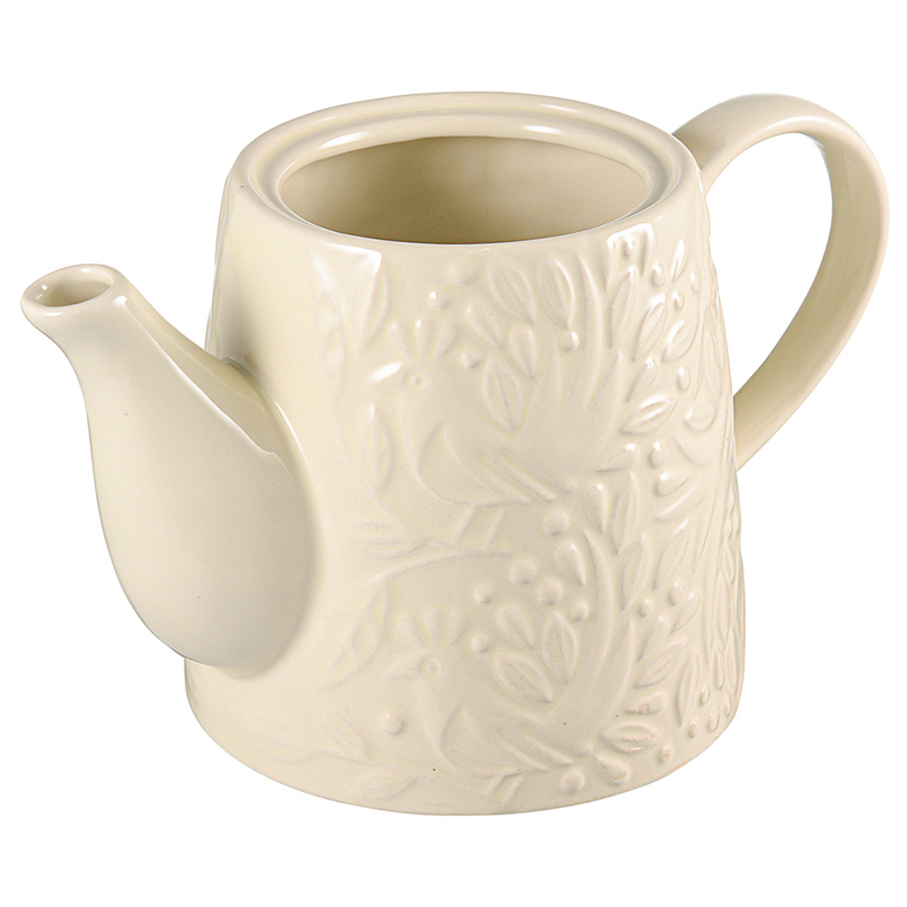 Чайник заварочный 1л Liberty Jones Birds of Paradis кремовый