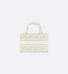 Сумка Dior Book Tote, модель мини-формата золотой