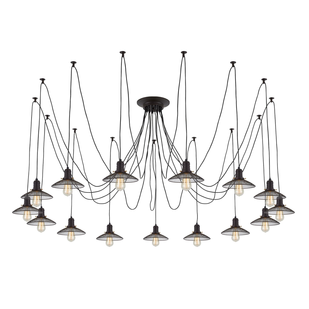 Citilux Эдисон CL451152 Люстра паук Венге