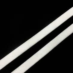 Резинка отделочная белая 10 мм (цв. 001), 628/10