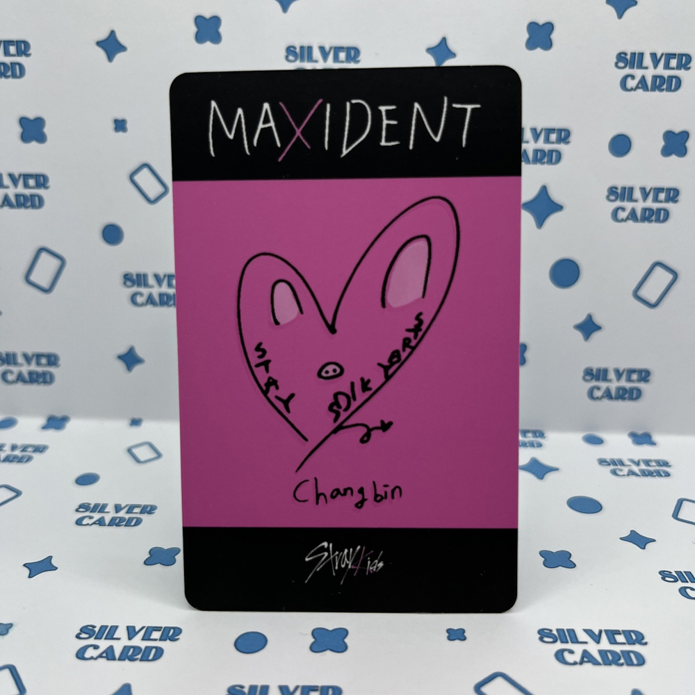 Фотокарта STRAY KIDS - MAXIDENT (SOUNDWAVE UNVEIL LUCKY DRAW | Чанбин)