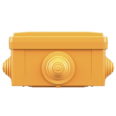 Коробка пластиковая FS с кабельными вводами и клеммниками, IP55, 100х100х50 мм, 5р, 450V, 20A, 10 мм2