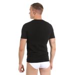 Мужская футболка черная с круглым вырезом BALDESSARINI 90044/6083 930