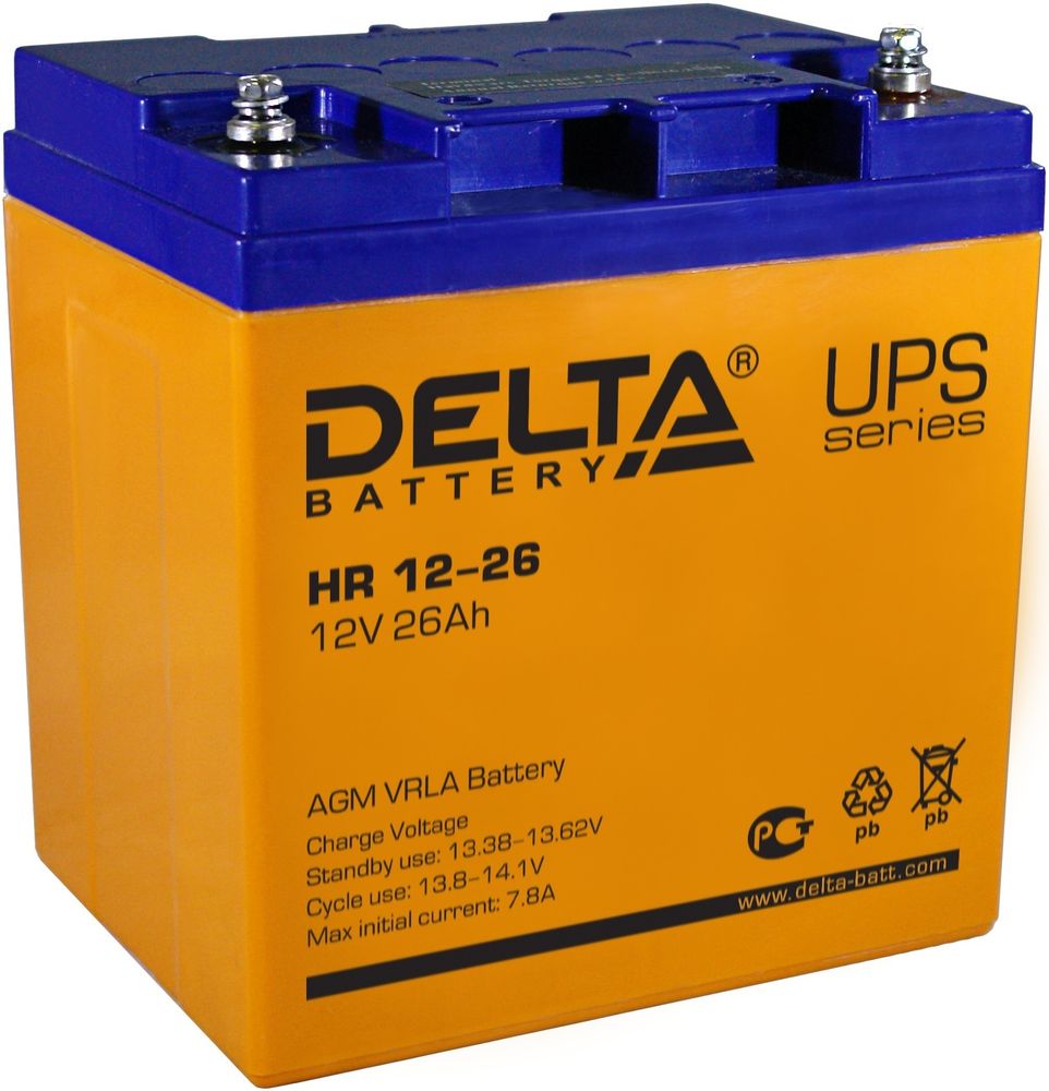 DELTA HR 12-26 аккумулятор