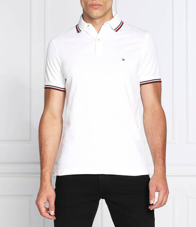 поло tipped Tommy Hilfiger - белый(MW0MW13080)