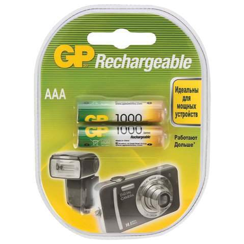 Батарейка-аккумулятор R03 AAA GP 1000 MA/h (1шт.)